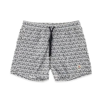 Moncler Men's All-Logo Swim Short Pants "Navy"