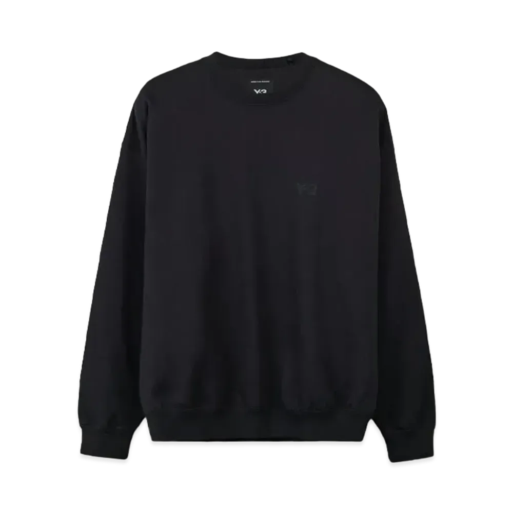 Y-3 Brushed Terry Crew Sweatshirt "Black"