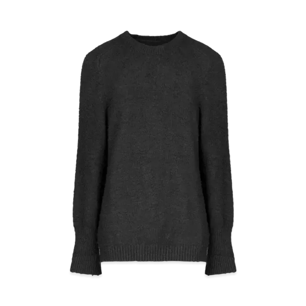Maison Margiela Women's Oversized Piled Sweater
 "Black"