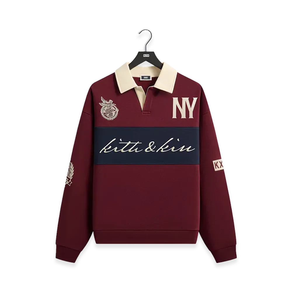 Kith Autograph Nelson Rugby Pullover "Magma"