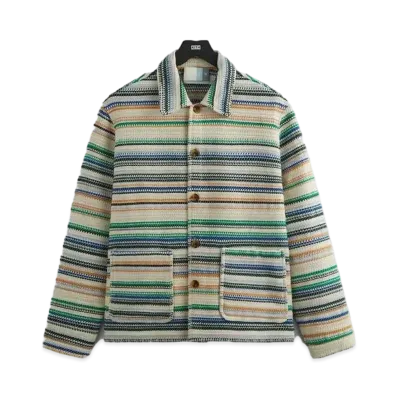 Kith Woven Stripe Coaches Jacket "Current"