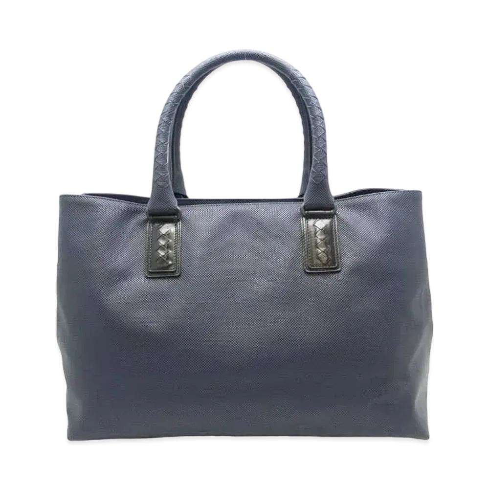 Bottega Veneta Marco Polo PVC Tote Bag "Gray"