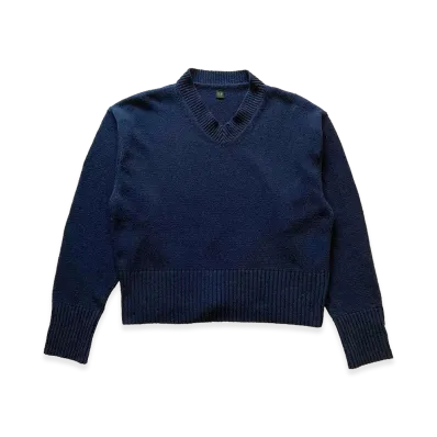 T.T Taiga Takahashi LOT.505 V-Neck Sweater "Navy"