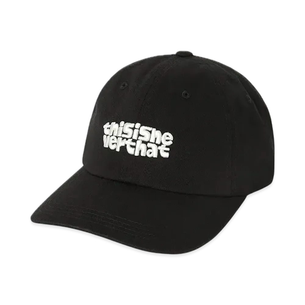 thisisneverthat Bold Logo Cap "Black"