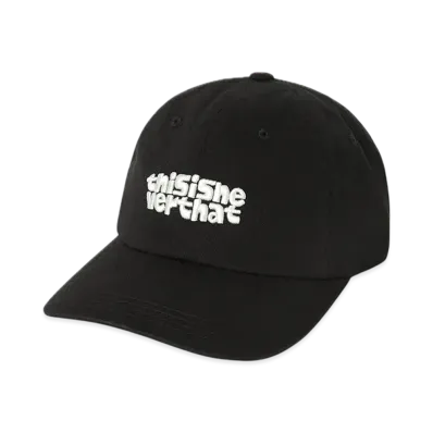 thisisneverthat Bold Logo Cap "Black"