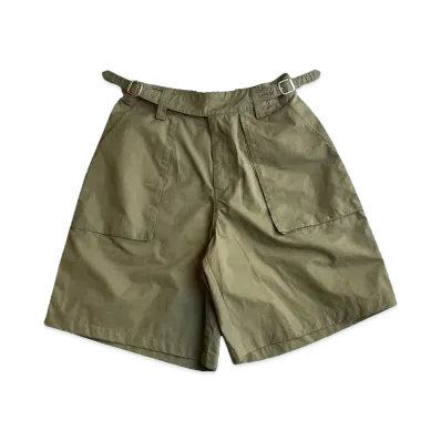 BALLSY.BROTHERS Gurkha Nylon Loose Shorts "Khaki"