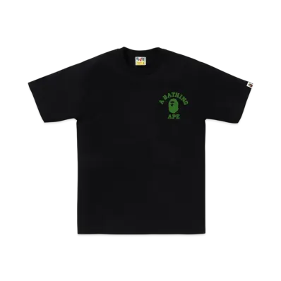 A BATHING APE ABC Camo College Ats Tee "Black/Green"