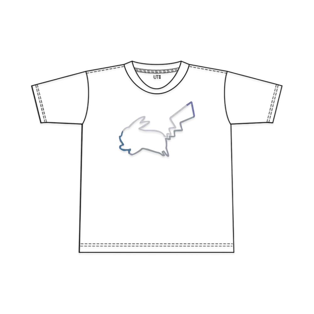 Uniqlo Women Pokemon All Stars UT Graphic T-Shirt Pikachu "White"