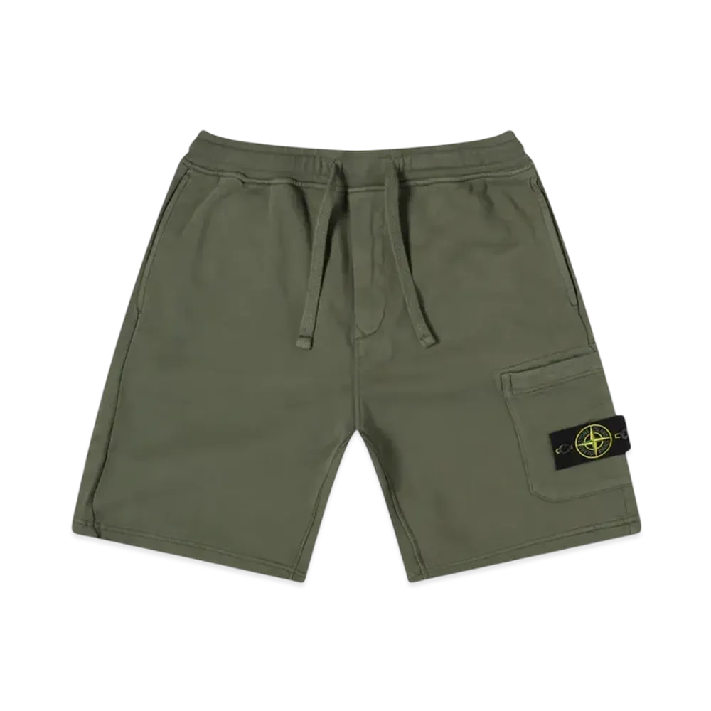 Stone Island 64651 Garment Dyed Sweat Shorts - 24SS "Musk"