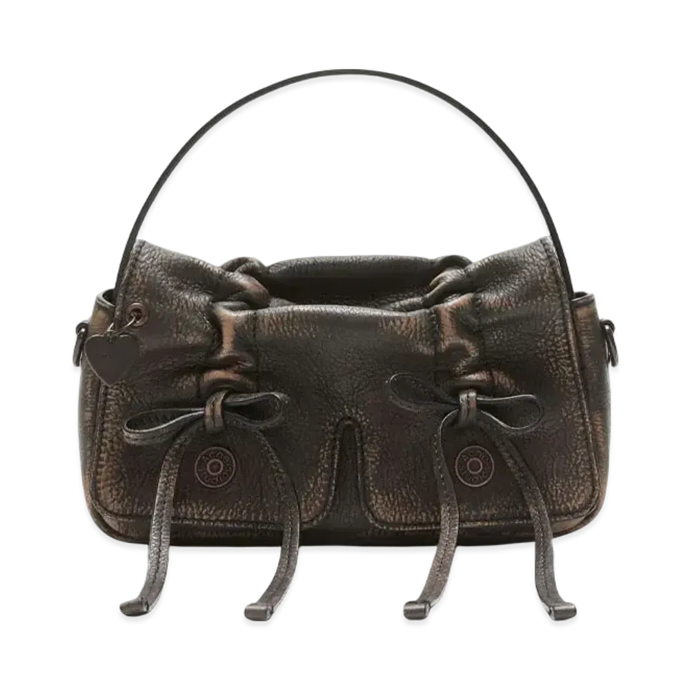 Acne Studios Multi-Pocket Micro Bag "Dark Brown/Beige"