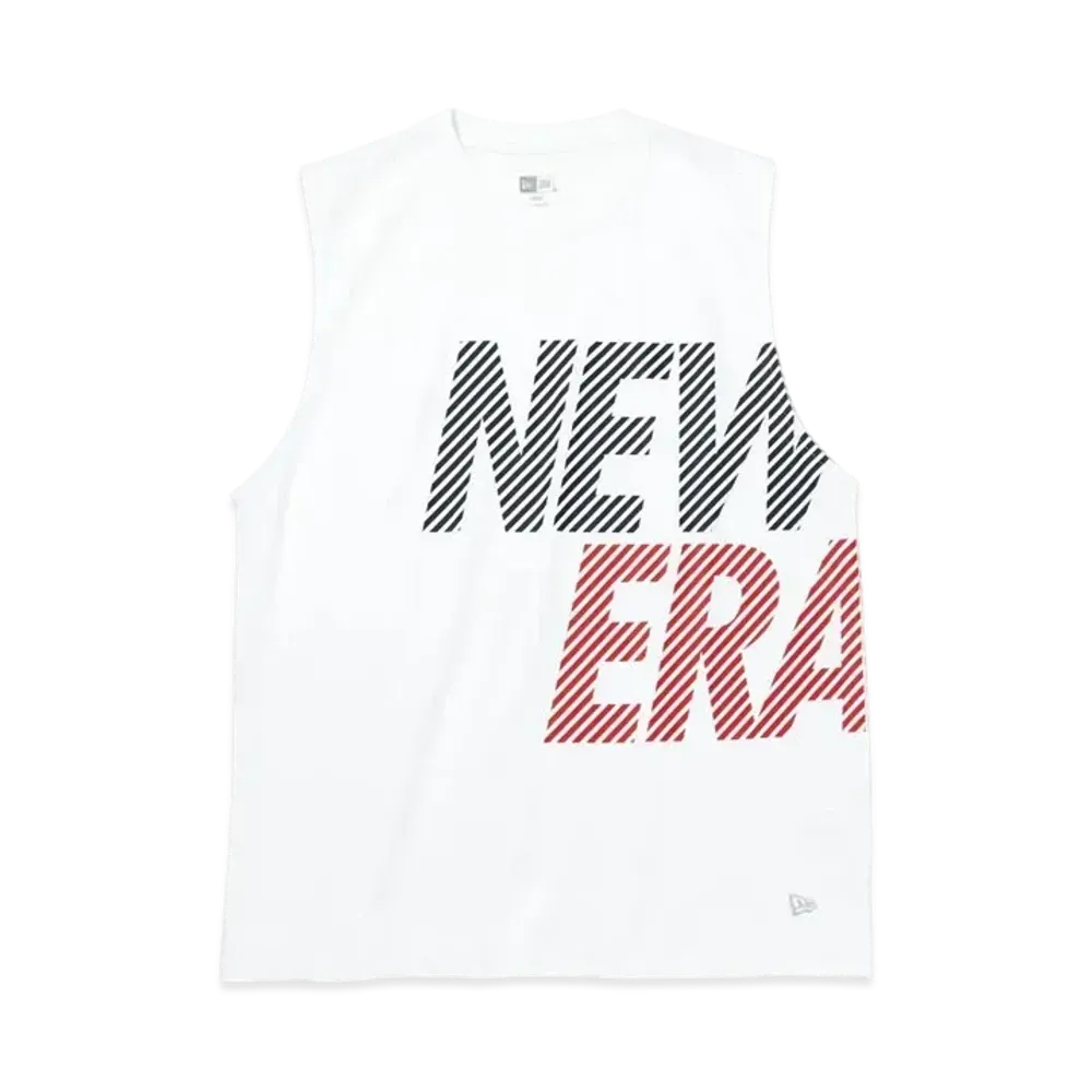 NEW ERA Performance Apparel Performance Muscle Tank Big Logo "White"