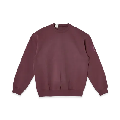 N.HOOLYWOOD TEST PRODUCT EXCHANGE SERVICE Crewneck Sweatshirt "Burgundy"