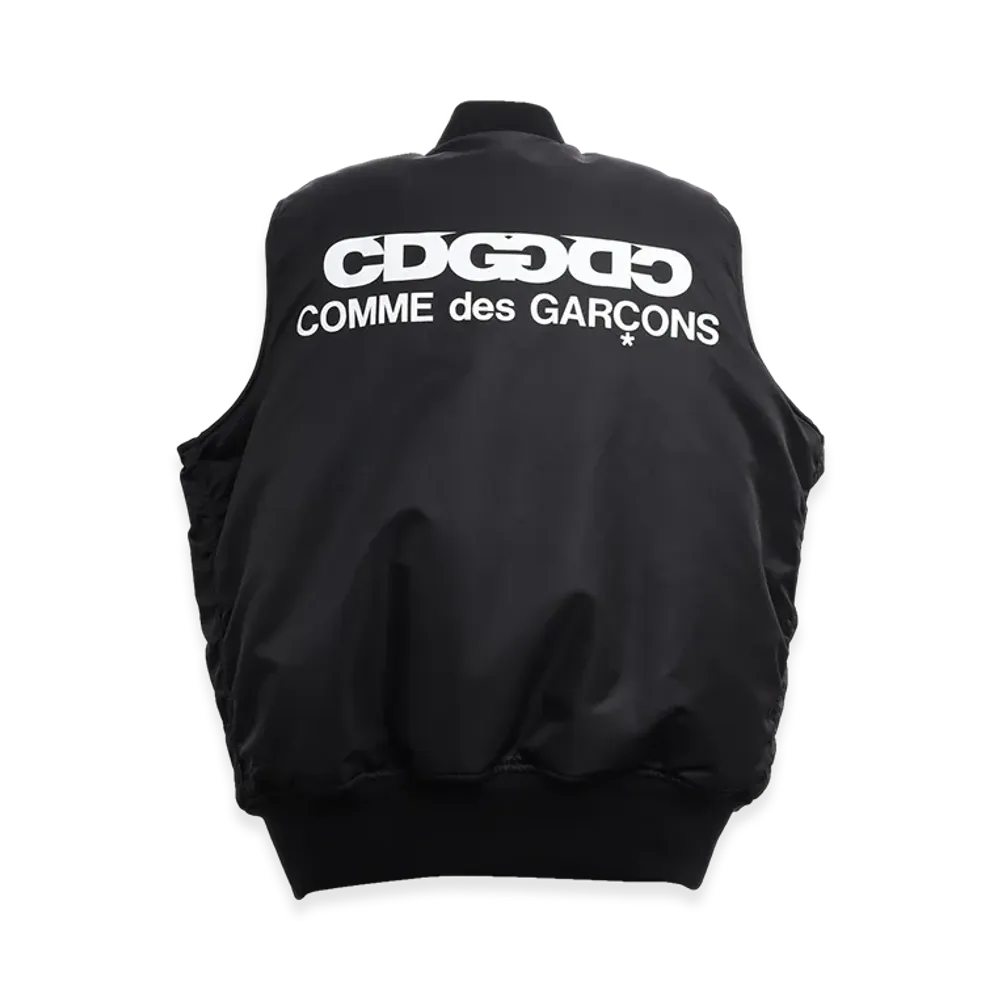COMME des GARCONS CDG x Alpha MA-1 Vest "Black"