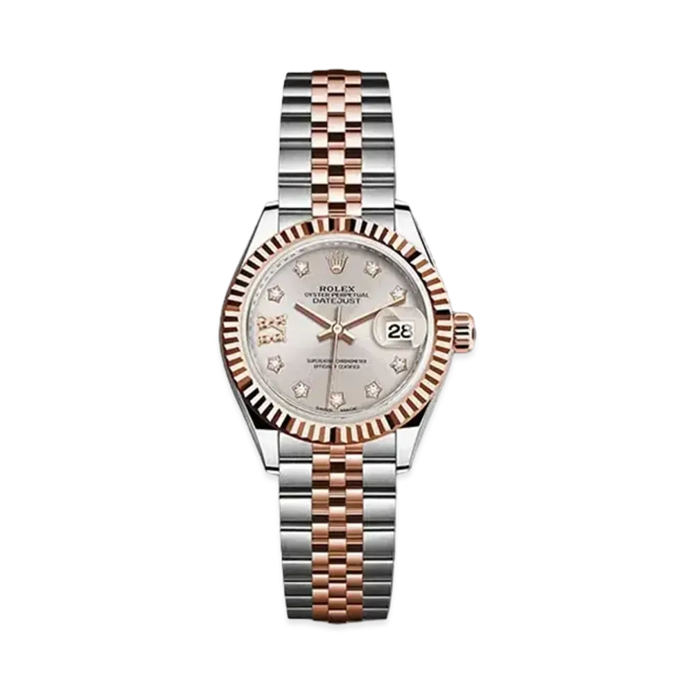 ROLEX Datejust 28 Sundust Dial 10P Diamonds 279171G