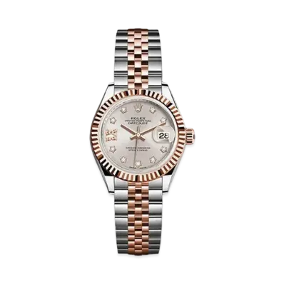 ROLEX Datejust 28 Sundust Dial 10P Diamonds 279171G