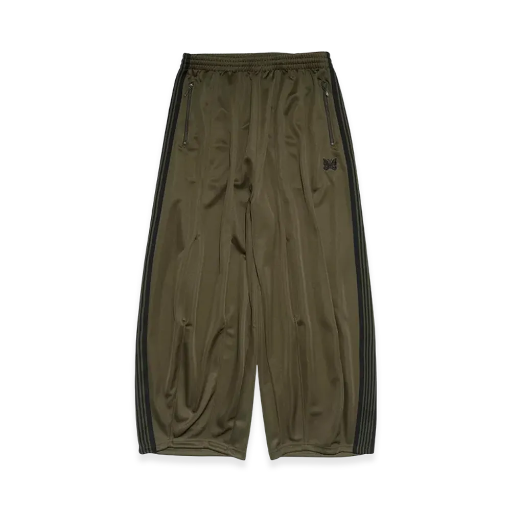 NEEDLES x STUDIOUS H.D. Track Pant - Poly Smooth "Khaki"
