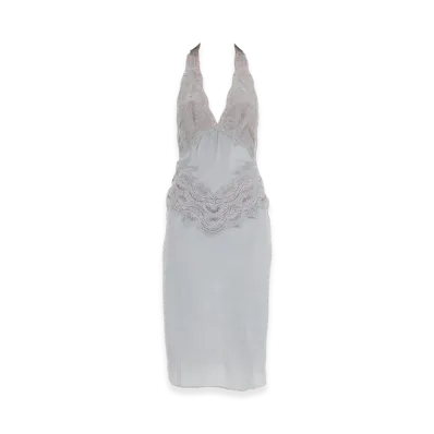 GUCCI Women's Silk Satin Dress "Printed"