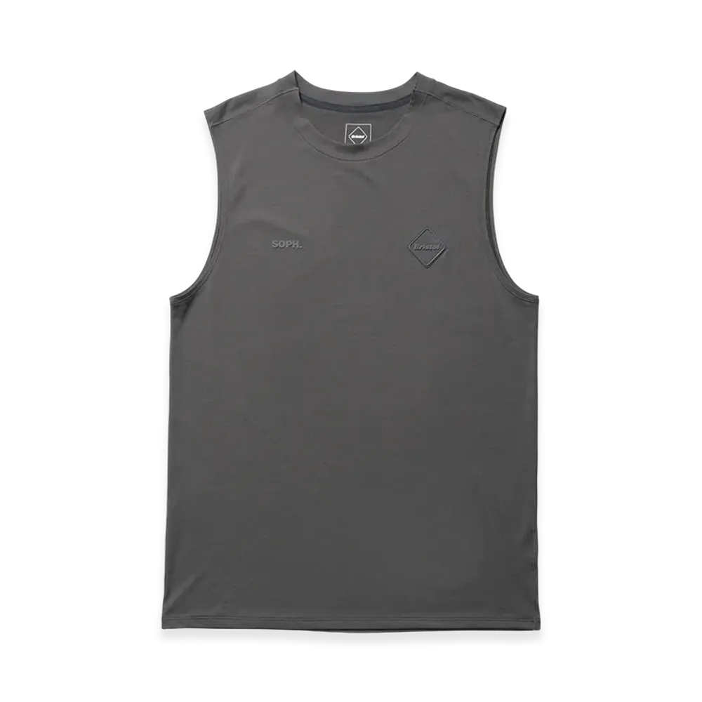 F.C.Real Bristol S/L Workout Top "Charcoal Gray"