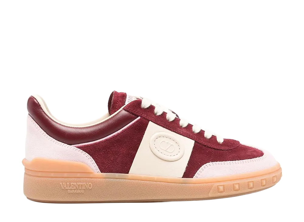 Valentino Garavani Women's Multicolor Suede Upvillage Sneakers "Multicoloured"