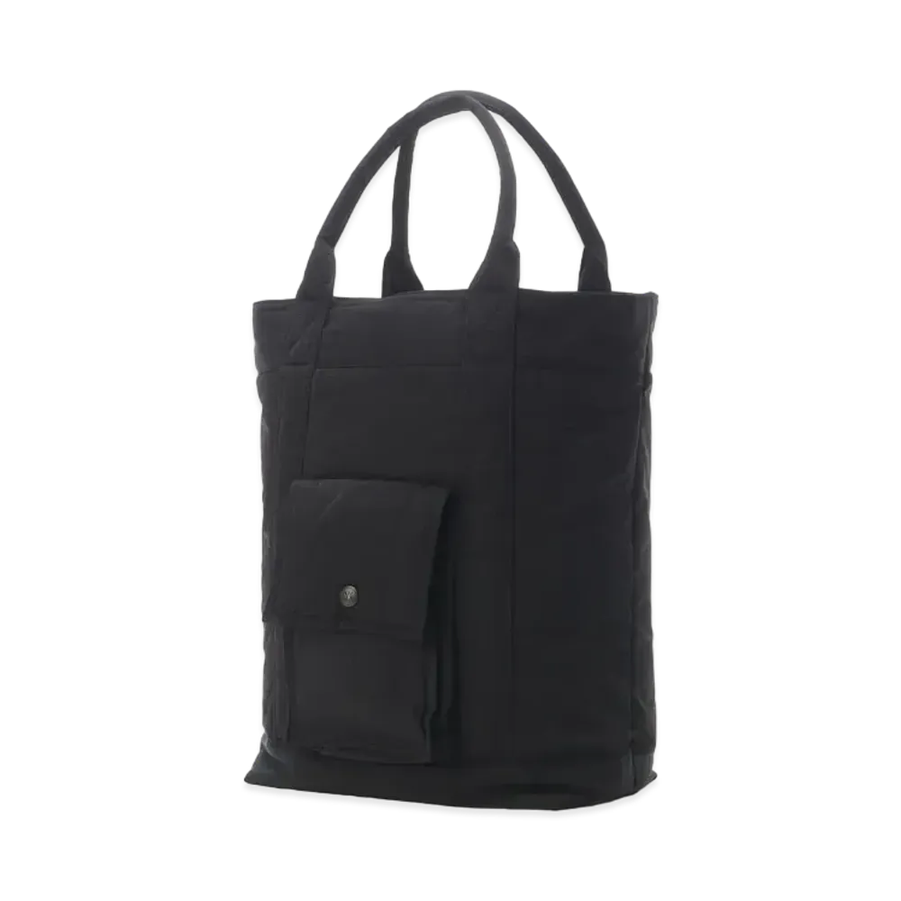 Yohji Yamamoto Y's PY MEMORY WEATHER INSULATED PURSE STYLE TOTE BAG "Black"