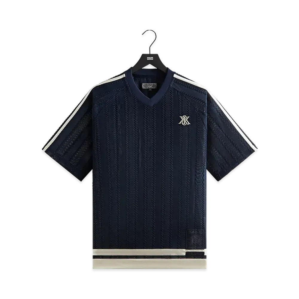 Kith Leon Short Sleeve Lace Combo Jersey "Nocturnal"