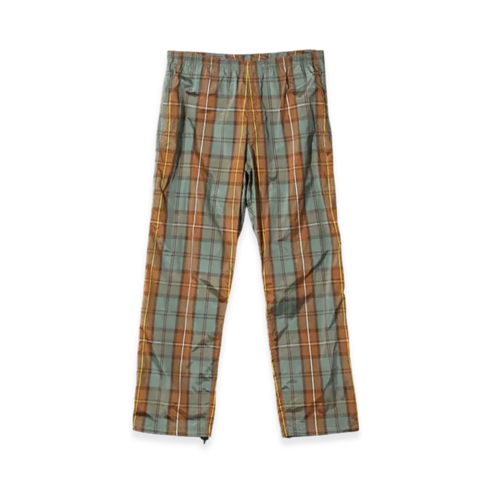 NEEDLES W.U Pant - Polyester Tartan Plaid "Orange"
