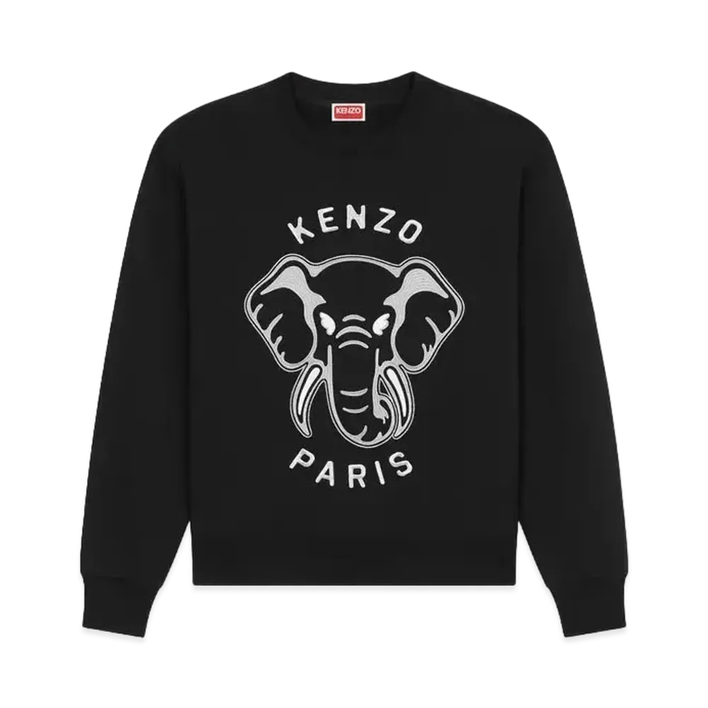 KENZO 'ELEPHANT' Sweat "Black"