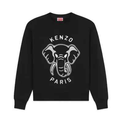 KENZO 'ELEPHANT' Sweat "Black"