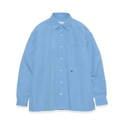 nanamica Traditional Fit Shirt "Sax"