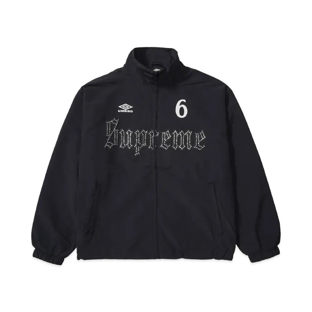 Supreme x Umbro Rhinestone Track Jacket "Black"