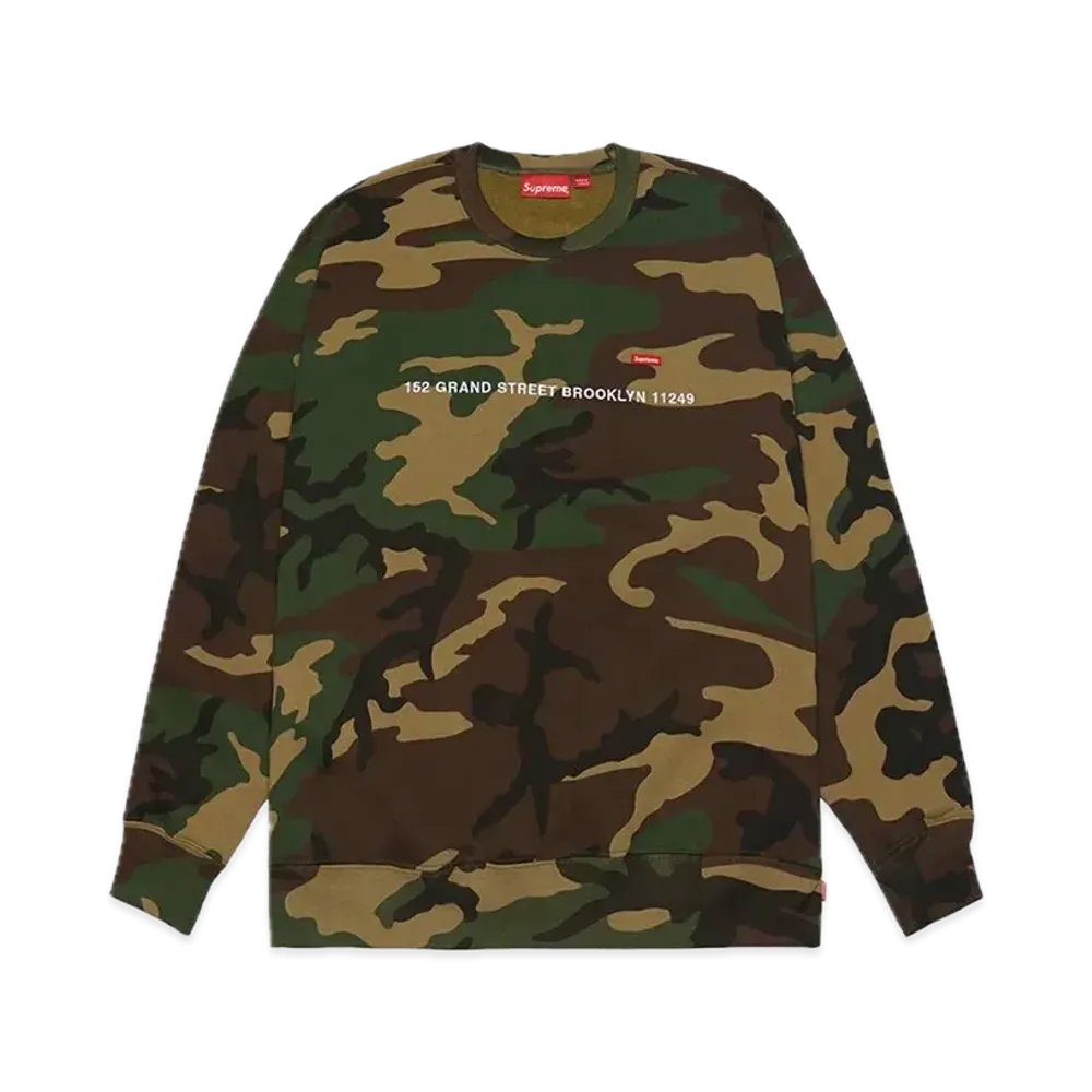 Supreme Shop Small Box Crewneck (Brooklyn) "Camo"