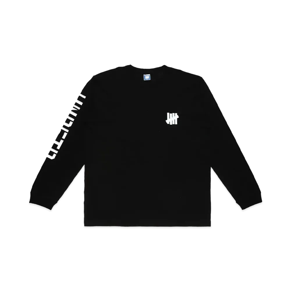 UNDEFEATED STENCIL SLEEVE ICON L/S TEE - UL21006 "Black"