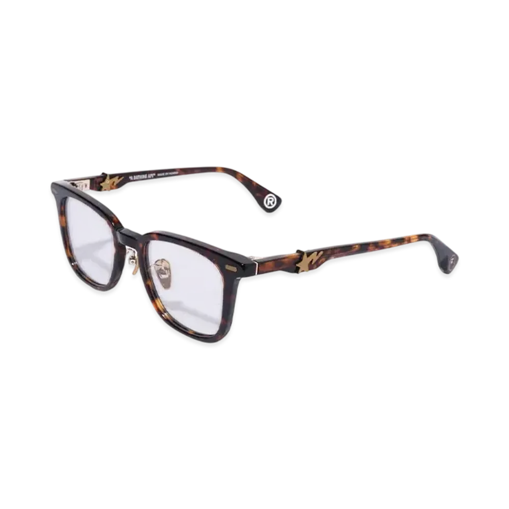 A BATHING APE Optical Flame #10 "Brown"