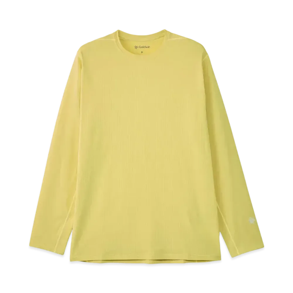 Goldwin Waffle Dry Long Sleeve T-Shirt (Unisex) "Lemongrass"