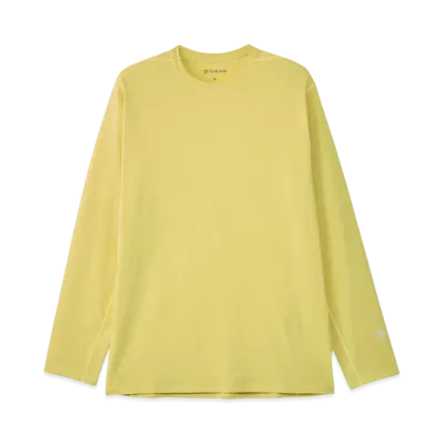 Goldwin Waffle Dry Long Sleeve T-Shirt (Unisex) "Lemongrass"