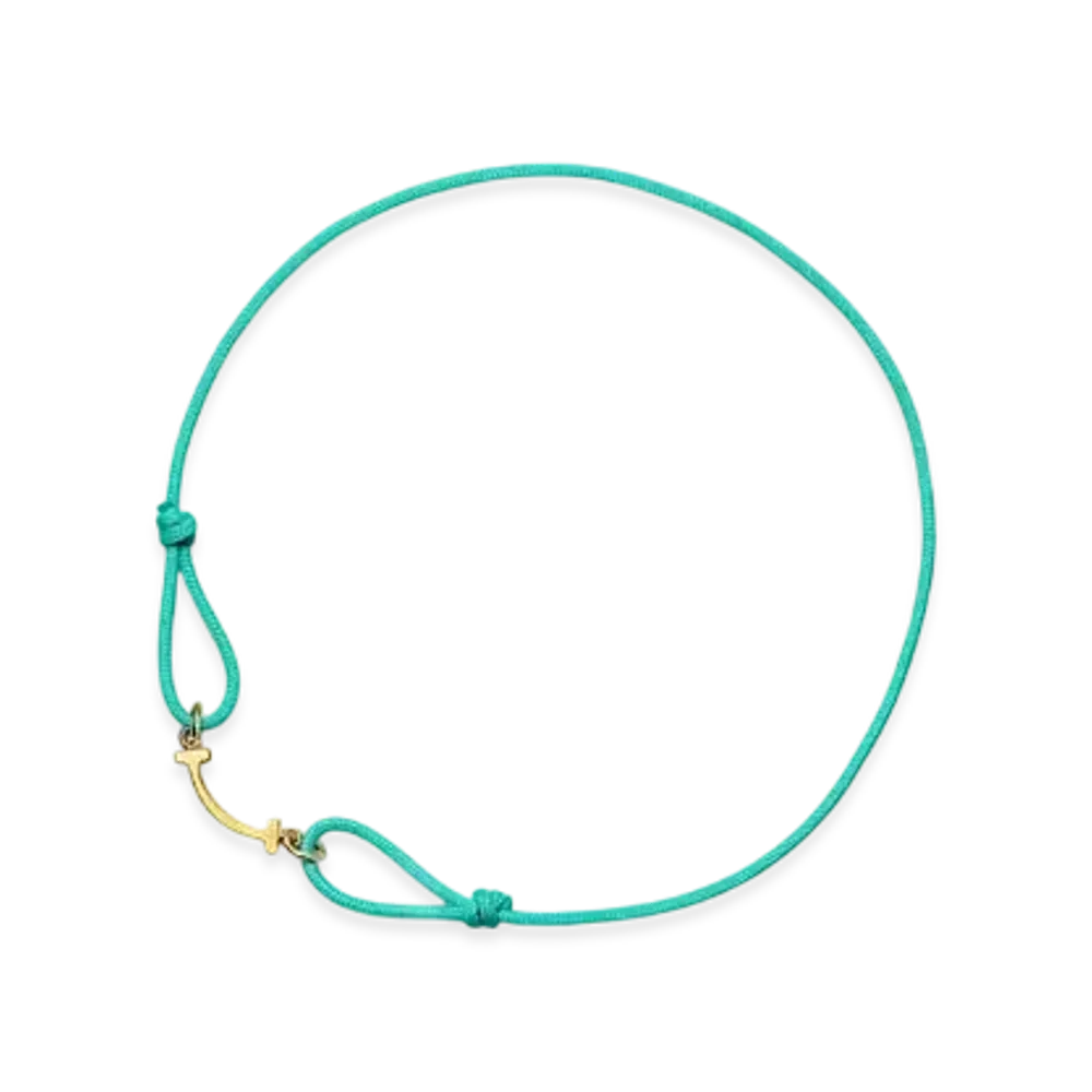 Tiffany & Co. Smile Bracelet "Yellow Gold/Blue"