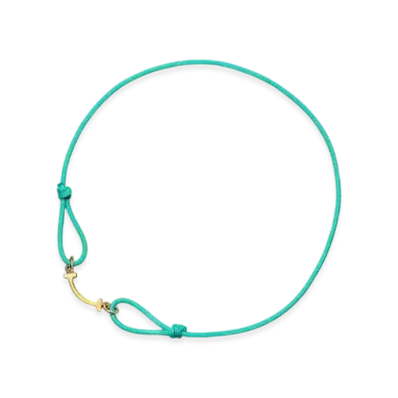 Tiffany & Co. Smile Bracelet "Yellow Gold/Blue"