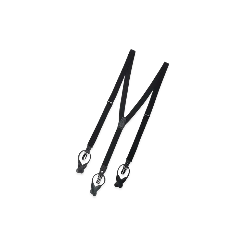 Yohji Yamamoto 20Mm 2Way Suspender "Black"