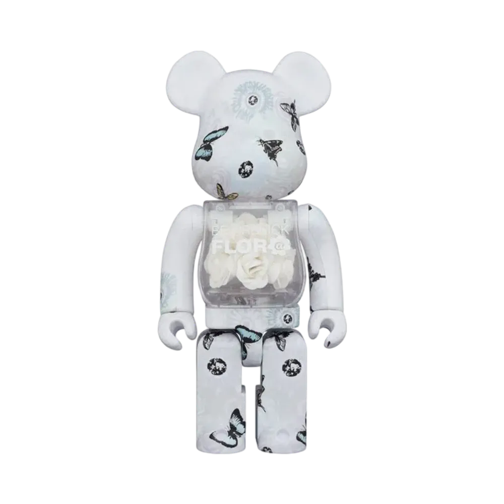 Bearbrick FLOR@ #2 White 400%