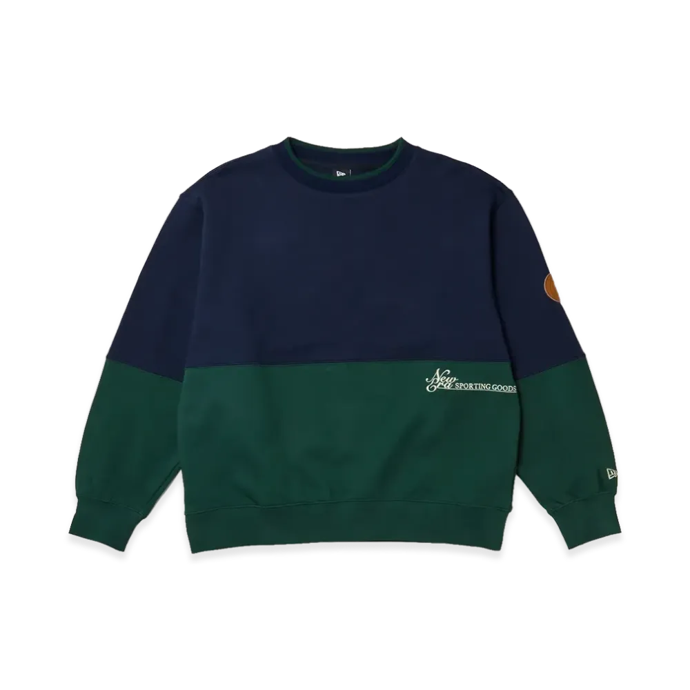 NEW ERA OUTDOOR x Takayuki Ohashi Heavy Weight Sweat Pullover 2-Tone Dog Patch "Oceanside Blue"