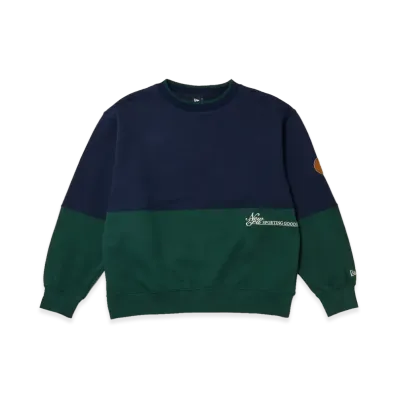 NEW ERA OUTDOOR x Takayuki Ohashi Heavy Weight Sweat Pullover 2-Tone Dog Patch "Oceanside Blue"