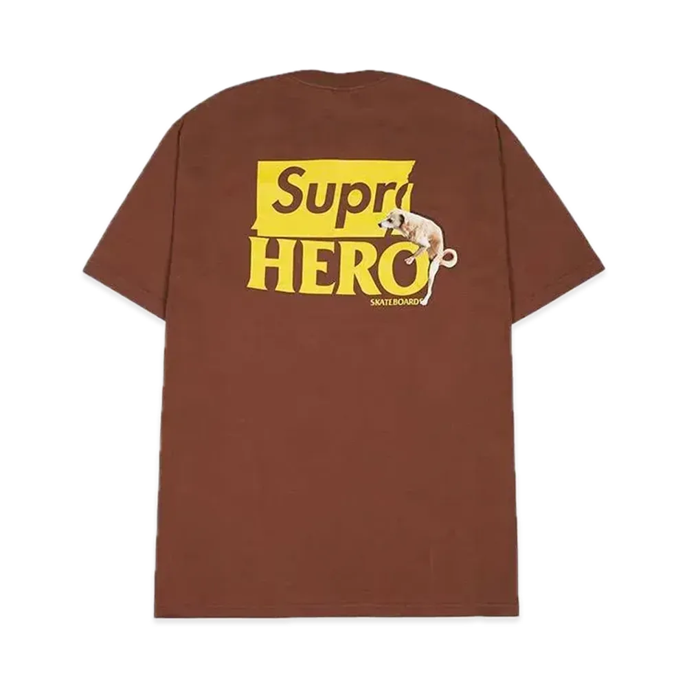 Supreme x ANTIHERO Dog Tee "Brown"