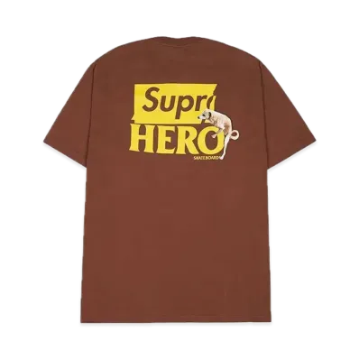 Supreme x ANTIHERO Dog Tee "Brown"
