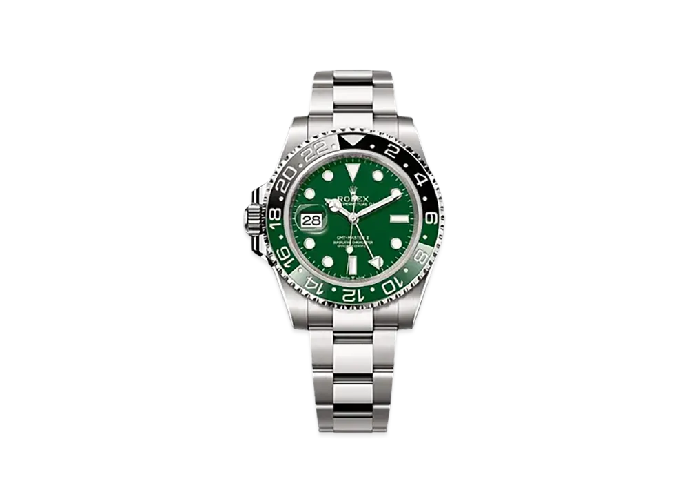 ROLEX GMT-Master II 40mm White Gold 126729VTNR "Green Ceramic"
