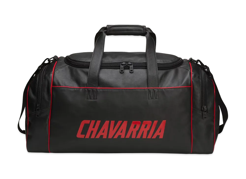 adidas x Willy Chavarria Premium Leather Gym Bag "Black"