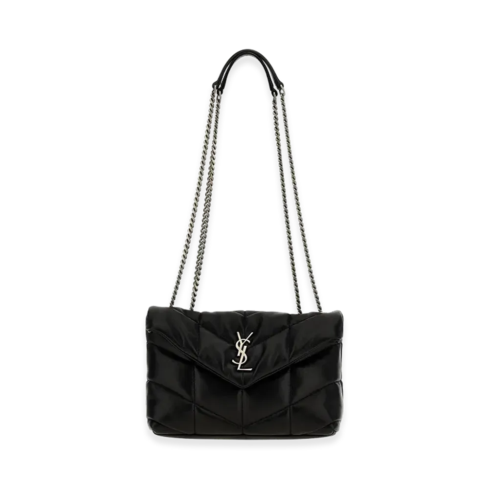 Saint Laurent Women's Puffer Toy Shoulder Bag "Black"