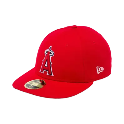 NEW ERA LP 59Fifty MLB On-field Los Angeles Angels Game 2023 Model "Scarlet"