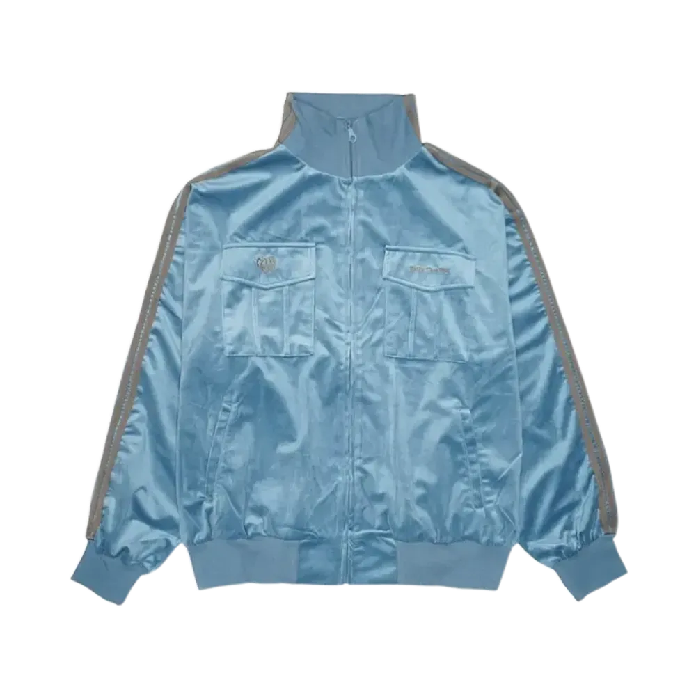 HTH velor track jacket "SAX"