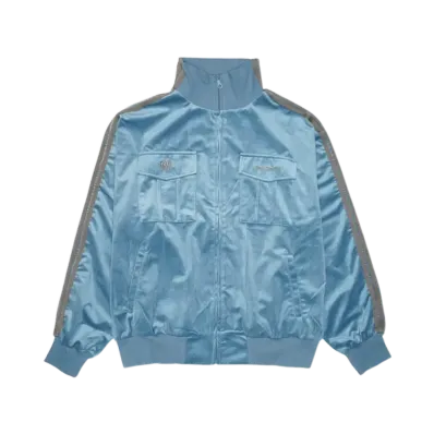 HTH velor track jacket "SAX"