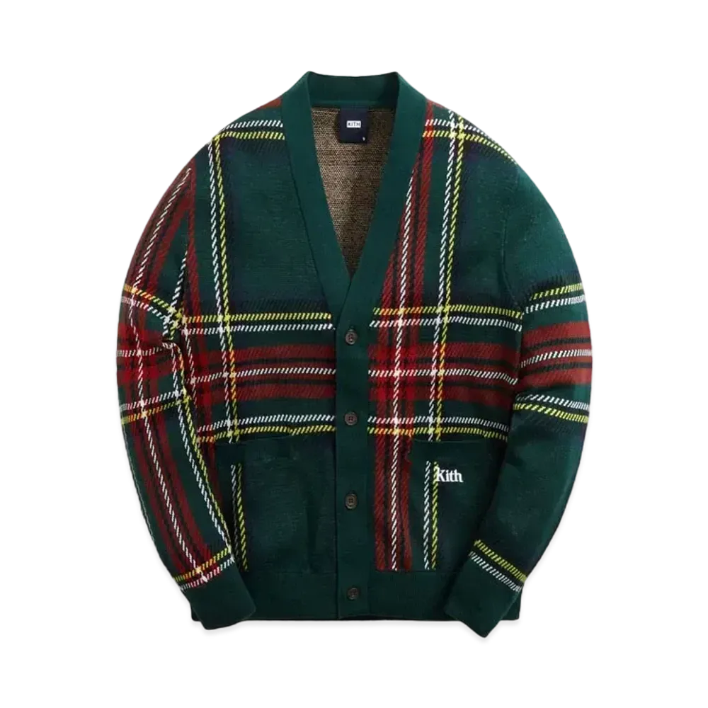 Kith Plaid Cardigan "Stadium"